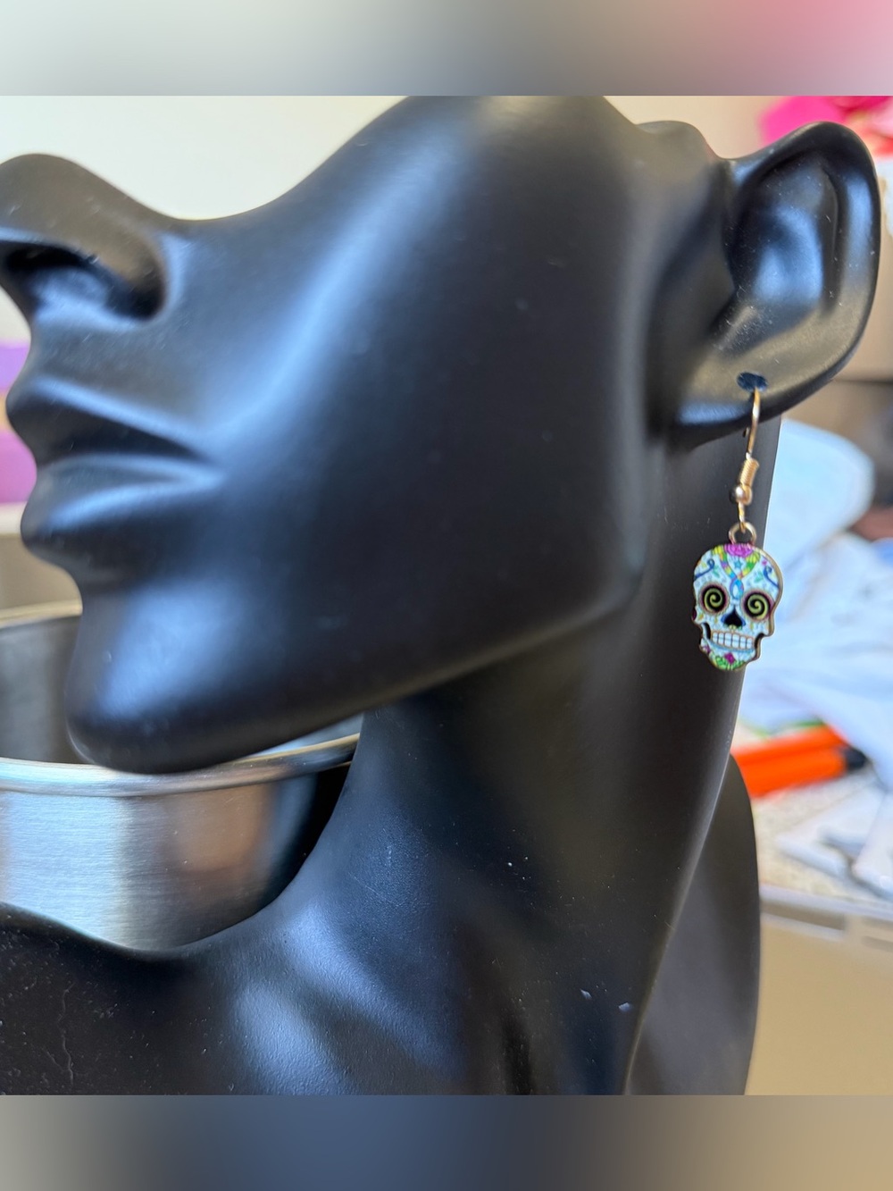 Sugar skull earrings